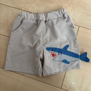サメ刺繍ハーフパンツ 100 パンツ