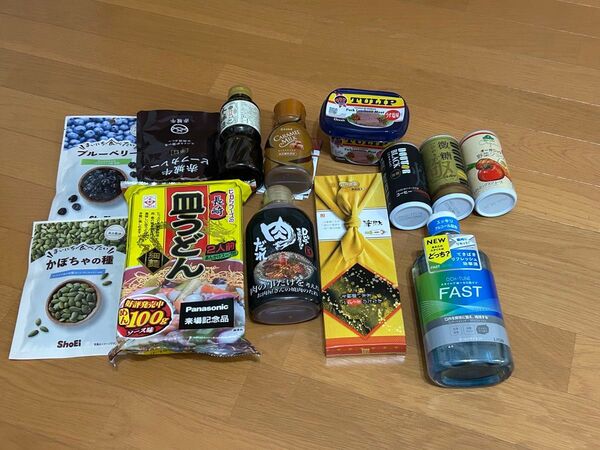 食品 詰め合わせ12個+マウスウオッシュ