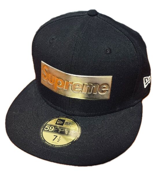 Supreme NEW ERA METALBOXLOGO メタルボックスロゴ CAP キャップ ブラック 7 1/2 59.6cm