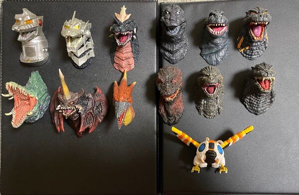 ゴジラ モンスターヘッドマグネット まとめ売り 一番くじ