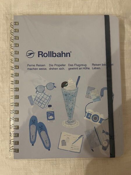 Rollbahn フェイブ ロルバーン ポケット付メモL ライトブルー ノート デルフォニックス DELFONICS メモL