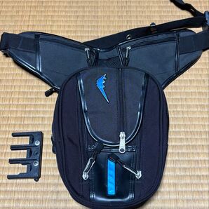 クシタニ(KUSHITANI) レッグバッグ バイク バッグ ブルー