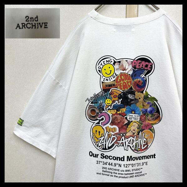 2nd ARCHIVE セカンドアーカイブ Tシャツ ベア 熊 アニマル ベアー 半袖Tシャツ