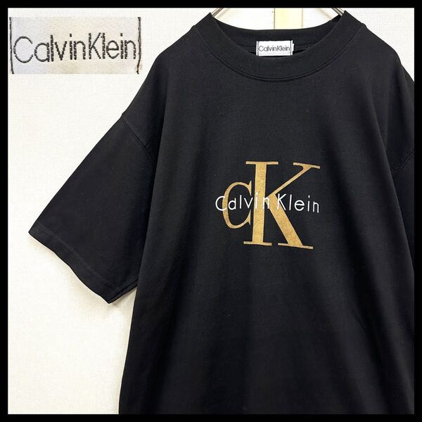 Calvin Klein Tシャツ カルバンクライン tシャツ CK ブラック Tシャツ