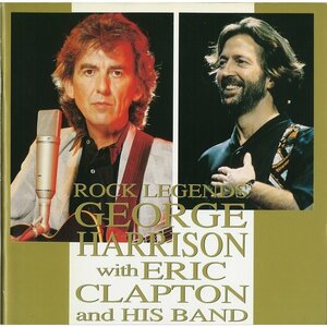  free shipping!The Beatles_George Harrison with Eric Clapton| George * Harrison 1991 year Japan .. program + half ticket attaching 