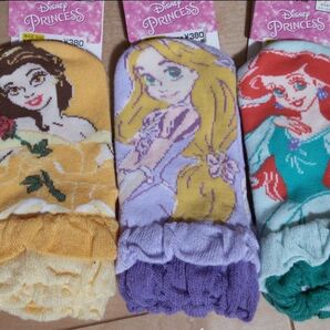 ディズニープリンセス靴下3足セット♪