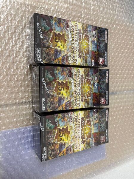 遊戯王QUARTER CENTURY ART COLLECTION 3BOX