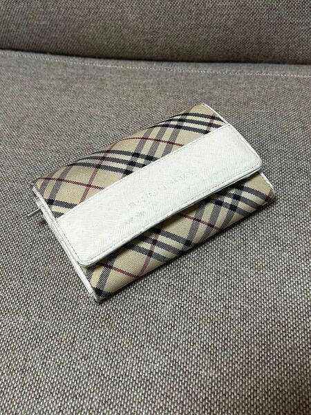 BURBERRY バーバリー 折り財布 ノバチェック レザー/213