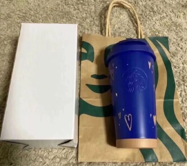 STARBUCKS スターバックス バレンタイン2024ステンレス TOGO ロゴタンブラー ネイビー 473ml