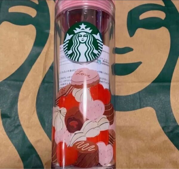 STARBUCKS スターバックス バレンタイン 2024 ウォーターイン タンブラー チョコレート 473ml