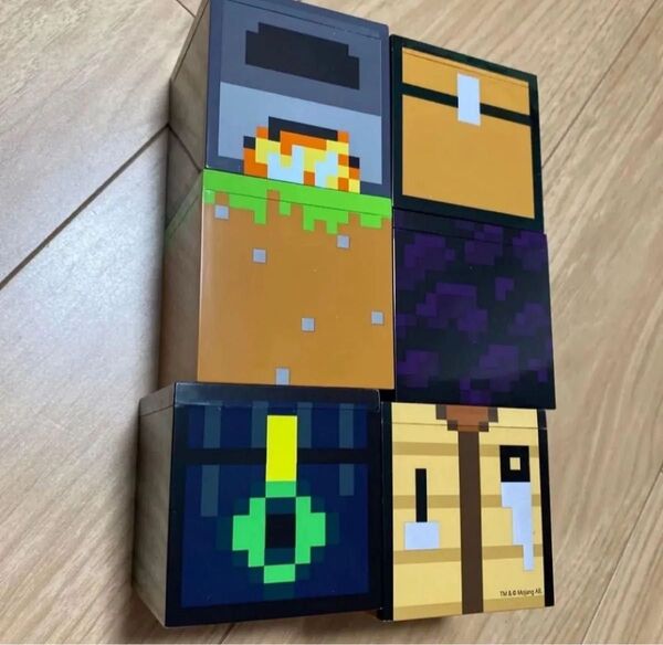 Minecraft マインクラフト わくわくBOX フリューくじ ブロックのみ 6種セット