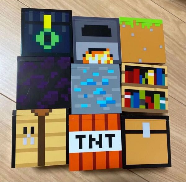 マインクラフト マインクラフト わくわくBOX フリューくじ ブロックのみ 全9種セット