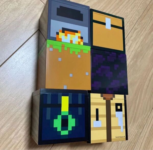 Minecraft マインクラフト わくわくBOX フリューくじ ブロックのみ 6種セット
