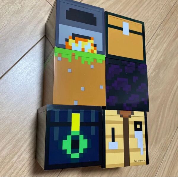 Minecraft マインクラフト わくわくBOX フリューくじ ブロックのみ 6種セット