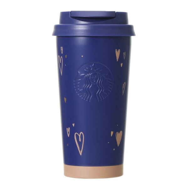 STARBUCKS スターバックス バレンタイン2024ステンレス TOGO ロゴタンブラー ネイビー 473ml