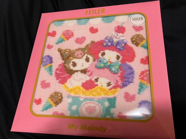 【ラスト1点】フェイラー サンリオ マイメロディ マイメロ ハンカチ タオルハンカチ FEILER ハンカチ フェイラー クロミ