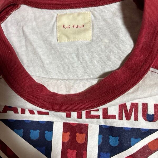 karl helmut (ピンクハウス)ラグランTシャツ イギリス国旗