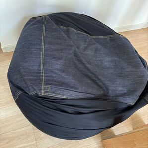 送料無料!無印良品 体にフィットするソファ デニム+Francfrancクッション