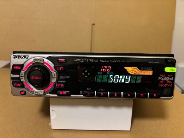 ソニー 1DIN MDデッキ MDX-5400X