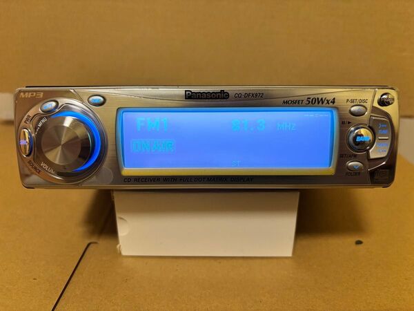 希少 パナソニック 1DIN CDデッキ CQ-DFX972D
