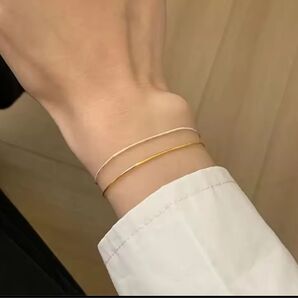 ゴールドブレスレット シルバーブレスレット シルバーワイヤーブレスレット ワイヤーブレスレット ブレスレット シルバー ゴールド