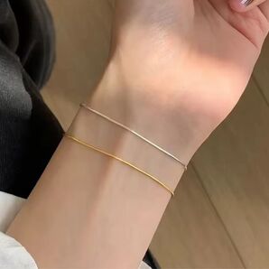 ゴールドブレスレット シルバーブレスレット シルバーワイヤーブレスレット ワイヤーブレスレット ブレスレット シルバー ゴールド