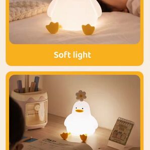 アヒル型 LEDライト アヒルライト アヒル型ナイトライト スマホスタンド付き USB充電式 来週から定価4980円にします