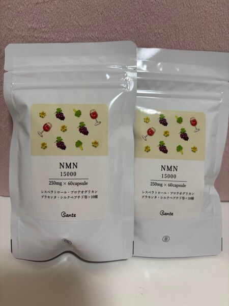 日本サンテ NMN15000+10種(250mg×60粒)×2袋