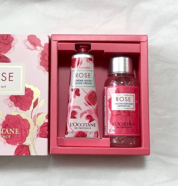 ロクシタン L'OCCITANE ローズ ハンドクリーム&シャワージェル【ショップ袋付き】