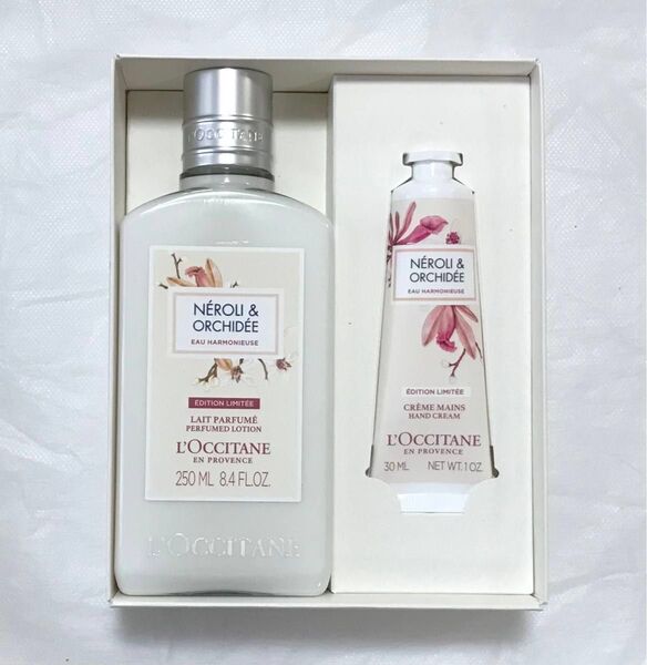 ロクシタン 限定 ネロリオーキデオーハーモニー ボディミルク&ハンドクリーム【ショップ袋付き】