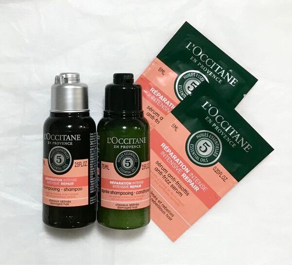 ロクシタン L'OCCITANE ファイブハーブス リペアリング シャンプー&コンディショナー サンプル付き