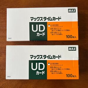 マックス タイムカード ER-UDカード 100枚入 2箱