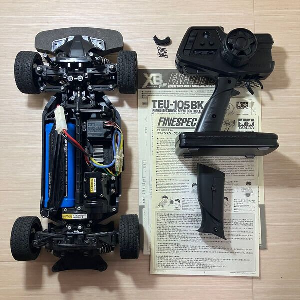 1/10RC タミヤ TT-02シャーシ ラジコンセット TEU-105BK TAMIYA