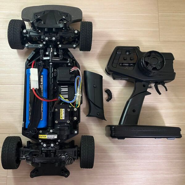 【難アリ】1/10RC タミヤ TT-02シャーシ ラジコンセット TEU-105BK TAMIYA