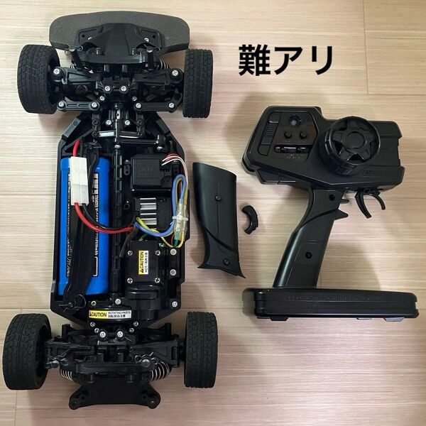 【難アリ】1/10RC タミヤ TT-02シャーシ ラジコンセット TEU-105BK TAMIYA