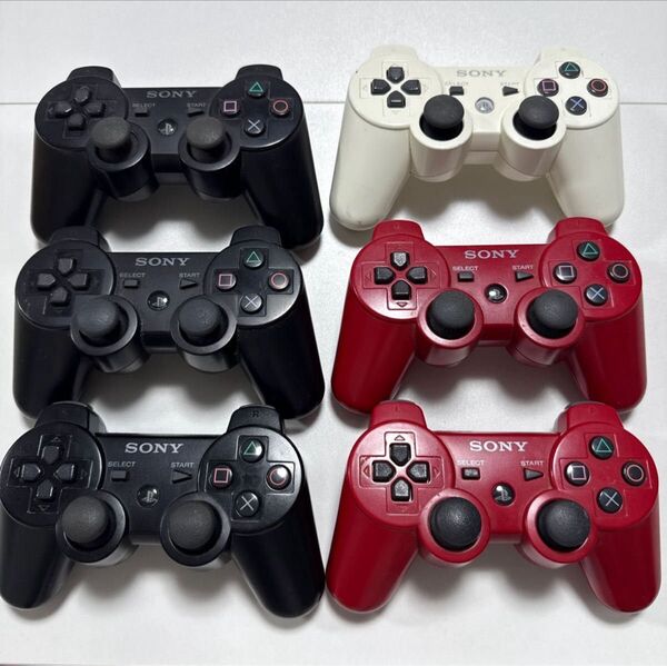 PS3 コントローラー DUALSHOCK3 デュアルショック3 ジャンク 現状品 動作未確認 6台セット CECHZC2J