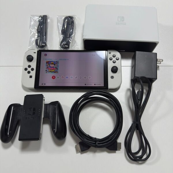 動作確認済み Nintendo Switch 有機EL ホワイト HEG-S-KAAAA ニンテンドースイッチ 任天堂 7495