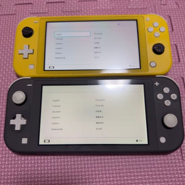 Nintendo Switch Lite 一部動作確認済み ジャンク イエロー グレー 本体のみ 任天堂 スイッチ ライト