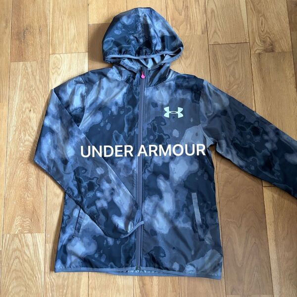UNDER ARMOUR アンダーアーマー ウインドブレーカー ブラック グレー M パーカー UA
