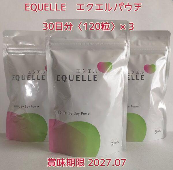 大塚製薬 エクエル エクエルパウチ 30日分( 120粒 )× 3