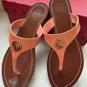 TORY BURCH (トリーバーチ)トングサンダル オレンジ ブラウン