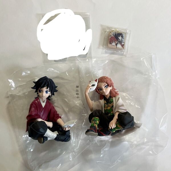 鬼滅の刃 ANIPLEX ufotable 冨岡義勇 錆兎 ふめつのきずな 一番くじ フィギュア 柱展 メモリアルパネル チャーム