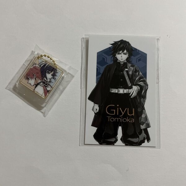 鬼滅の刃 ufotable 冨岡義勇 柱展 メモリアルパネルチャーム キービジュアルランダムコレクションフォト