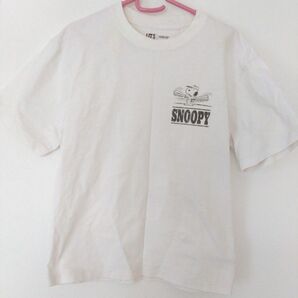 ユニクロ ピーナッツ スヌーピー Tシャツ XSサイズ ホワイト