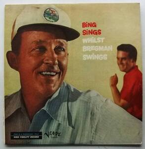 ◆ BING CROSBY / Bing Sings Whilst BREGMAN Swings ◆ Verve MGV-2020 (red:VRI:dg) ◆ L