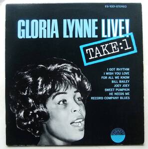 ◆ GLORIA LYNNE / Live ! Take : 1 ◆ Everest ES-1001 ◆