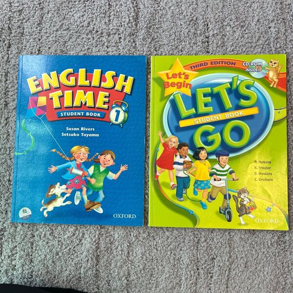 【2冊セット】English Time 1 & Let's Go Student Book 英語教材