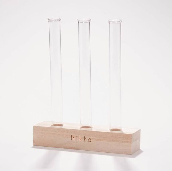 試験管フラワーベース hikka試験管 花瓶 ガラス 花器 透明 インテリア ギフト プレゼント 記念日 誕生日 お祝い 贈り物