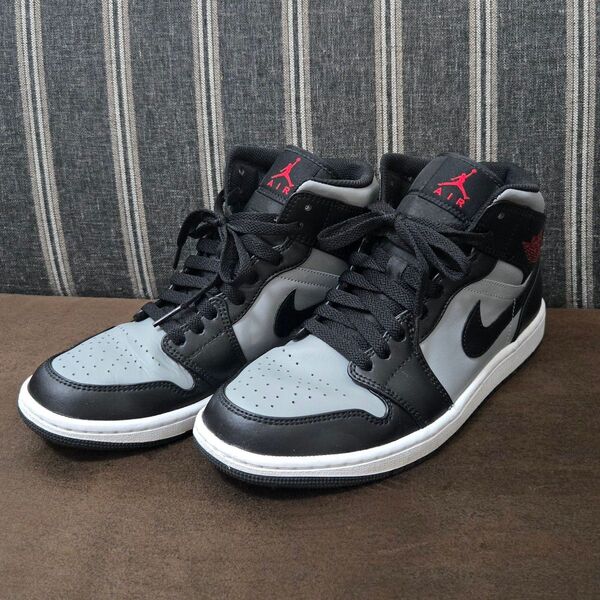 【極美品】NIKE AIR JORDAN 1 MID SHADOW 26.5cm