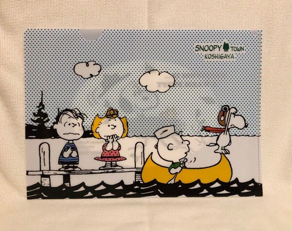 スヌーピータウン☆越谷レイクタウン店限定☆ノベルティ☆クリアファイル☆非売品☆SNOOPY☆PEANUTS